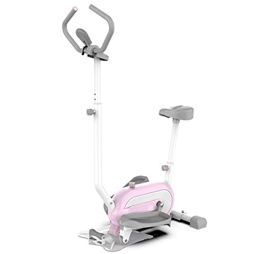 YHM Elliptical Machine for Home Use, Cross Trainer, Jogging Fitness Equipment, with LED Display, Phone Holder (Color : Pink)
