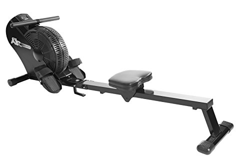 Stamina ATS Air Rower Machine with Smart Workout App - Foldable Rowing Machine with Dynamic Air Resistance for Home Gym Fitness - Up to 250 lbs Weight Capacity