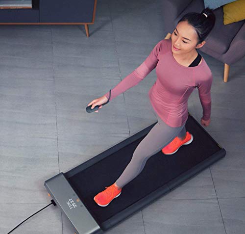 Smart Technology Foldable Walking Pad Treadmill, Remote Control, LED Display, Noise Reduction, Automatic/Manual Modes, Installation-Free, Machine for Indoor Home/Office Use Fitness