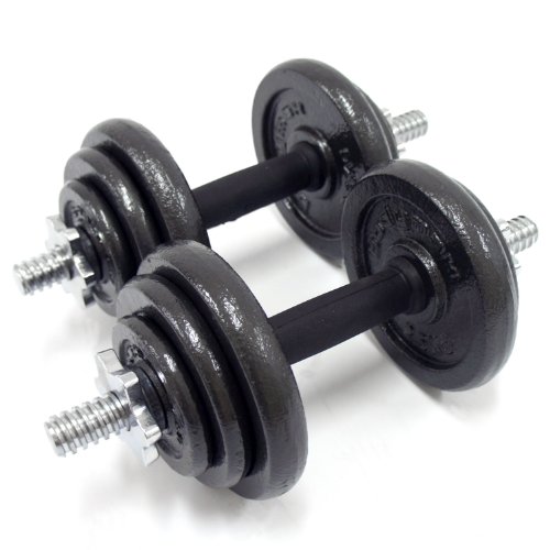 Bodymax Dxe H/Tone DB Kit Dumbbell Weights - Black, 40 Kg