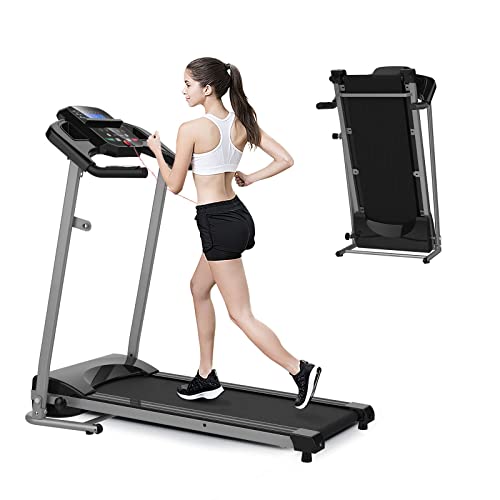 Treadmill Folding Treadmills, Machine Portable Treadmill, Small Treadmill for Small Spaces, Compact Treadmill Electric Running for Exercise Home and Office, Mini Treadmill for Apartment
